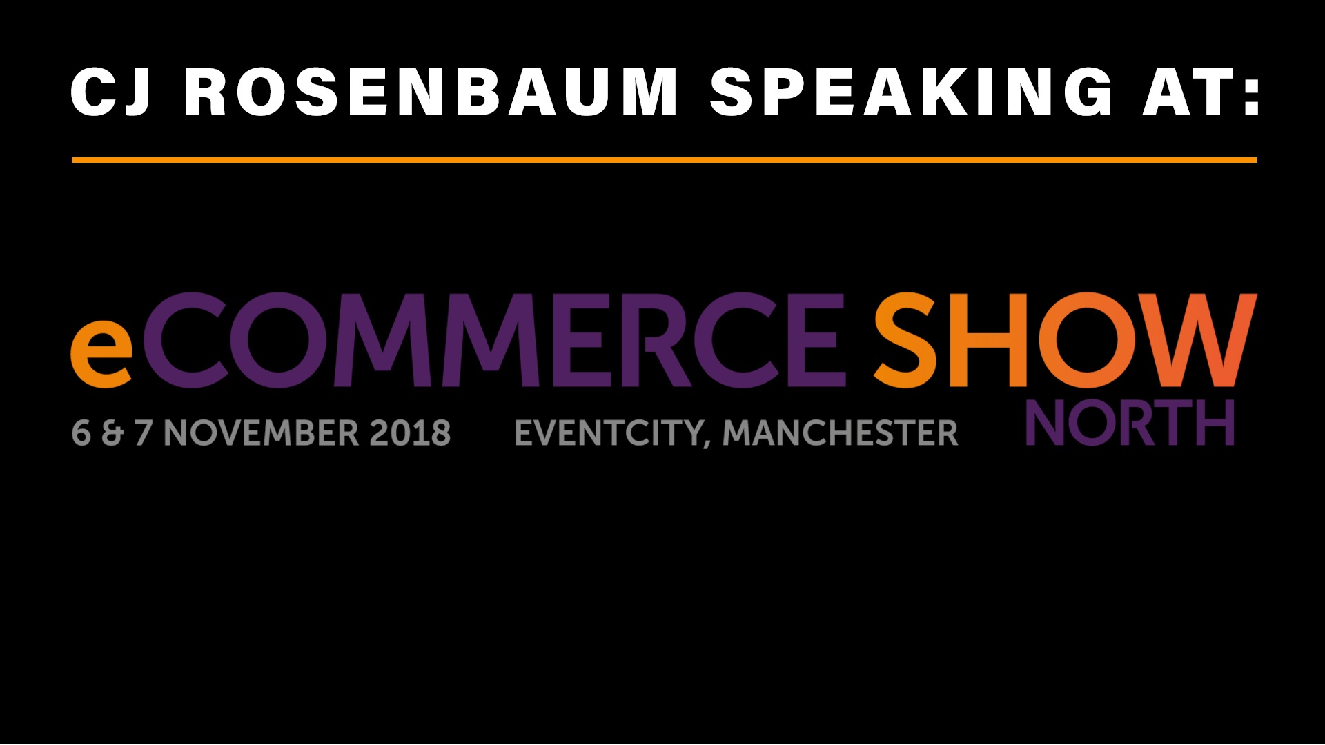eCommerce Show North Manchester 2018